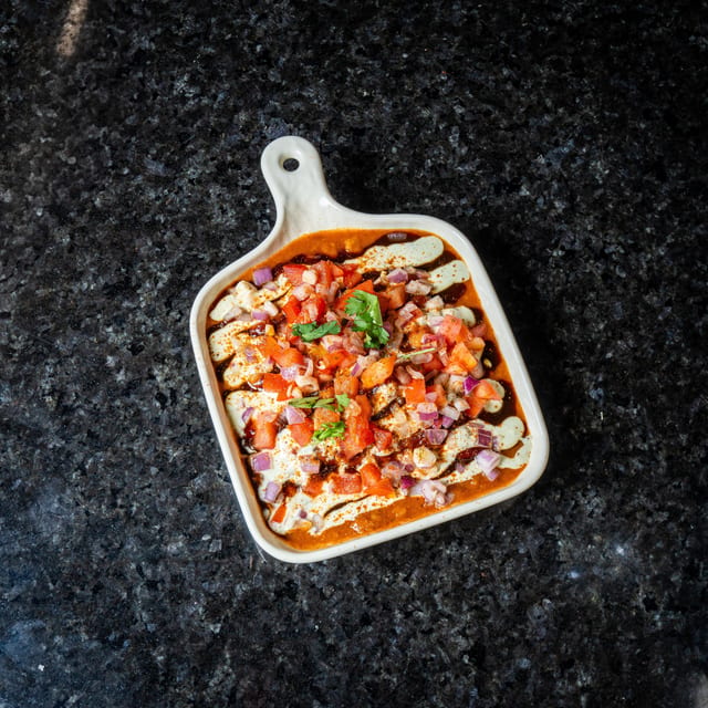 Samosa Chaat.
