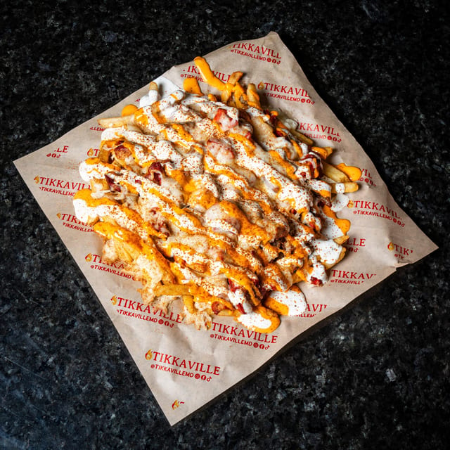Chicken & Lamb Loaded Fries.