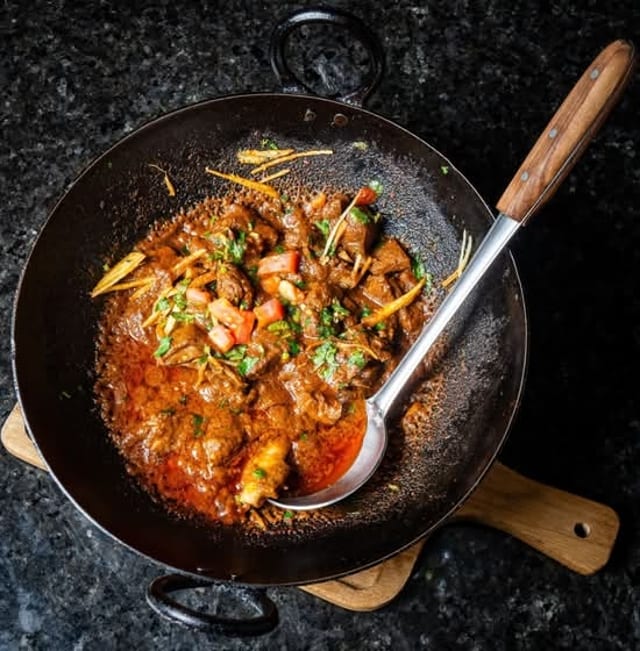 Goat Or Lamb Karahi.